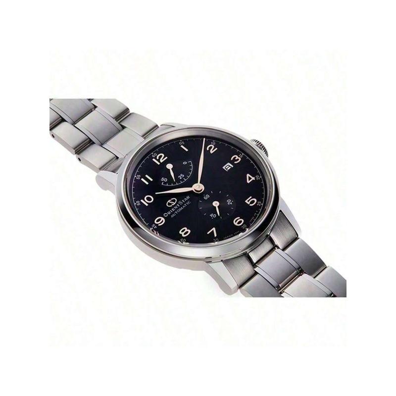 Men's Automatic Mechanical Watch; White/blue/black Dials; 39mm Stainless Steel Watch Band RE-AW0001B00B