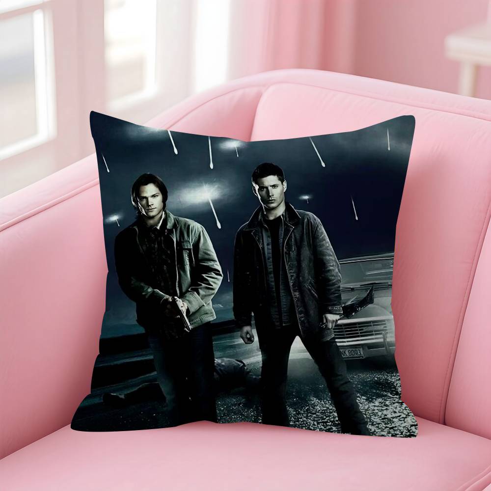 Tv Series Supernatural Pillow Cover Sofa Cushion Cover Home Room Decoration Children Gift