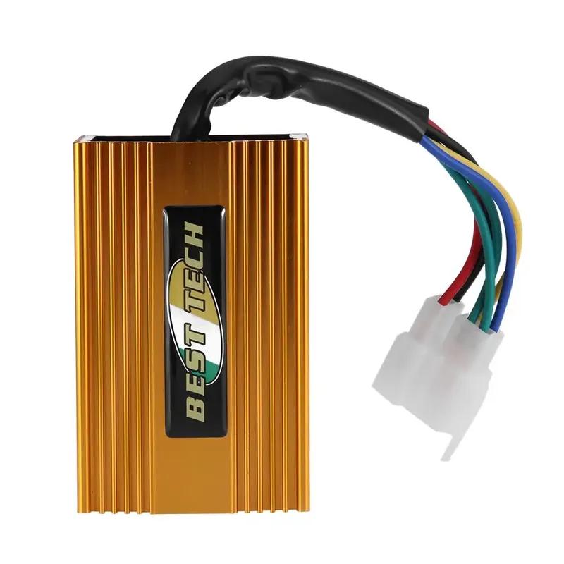Yüksek Performanslı Alüminyum 12V 6Pin Yarış DC CDI CG125 150 200 250cc Kir Bisikleti/Pit Bike ATV Quad Buggy Araba Parçaları