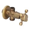 Eckventil Vintage-Stil Messing Hohe Härte Gute Abdichtung Kalt Warm Wasserhahn Wasserstoppventil