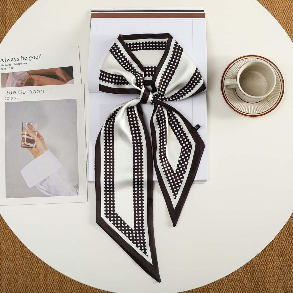 Trendy Silk-Like Ribbon Headband & Scarf: Multi-functional Hair Tie, Headscarf, Waistband - Hot Fashion Item
