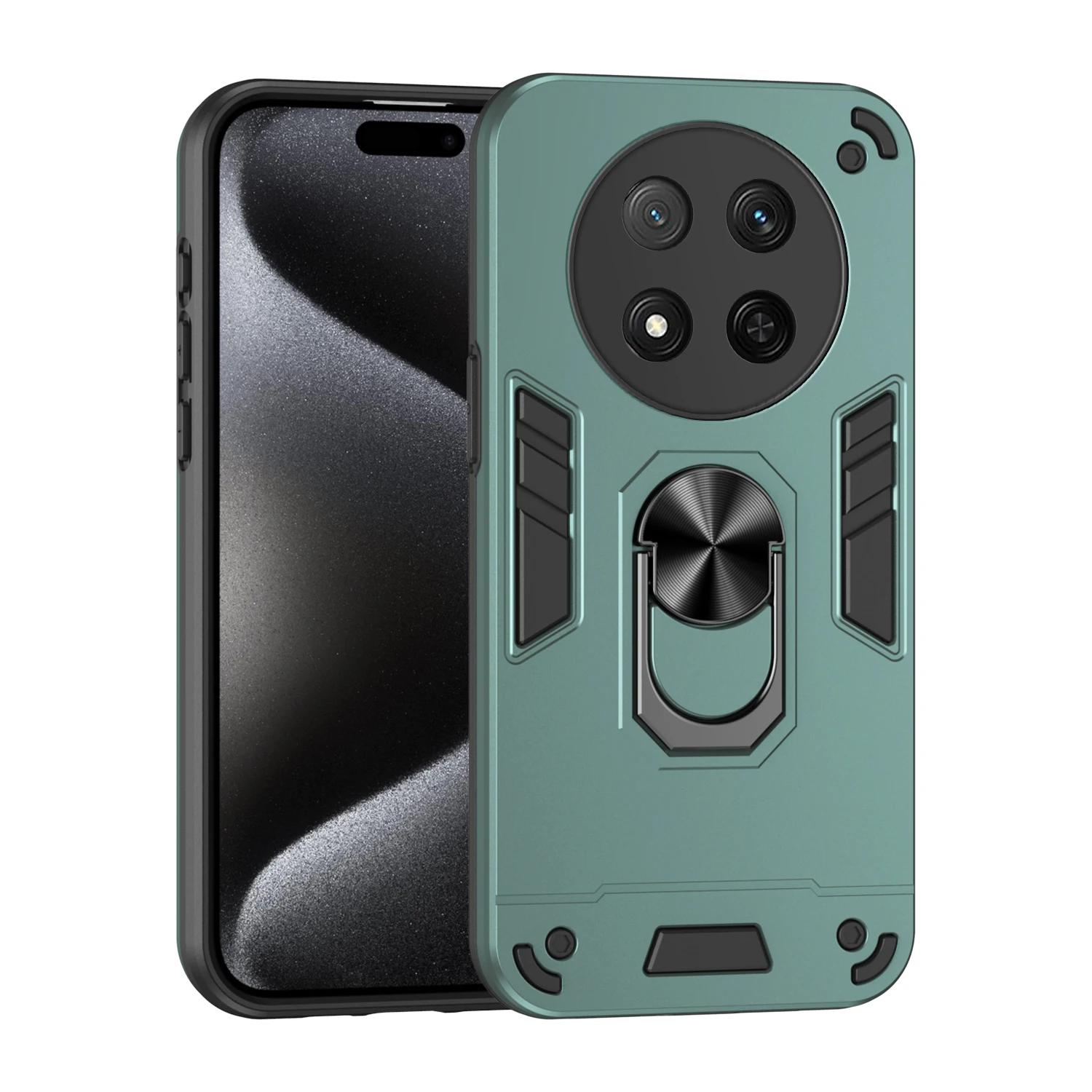 

Military Armor Shockproof Case for Honor Magic 8 Lite Magic 7 Pro X9d X9c Protective Cover Ring Stand Holder Shell Fundas Honor Magic8 Pro