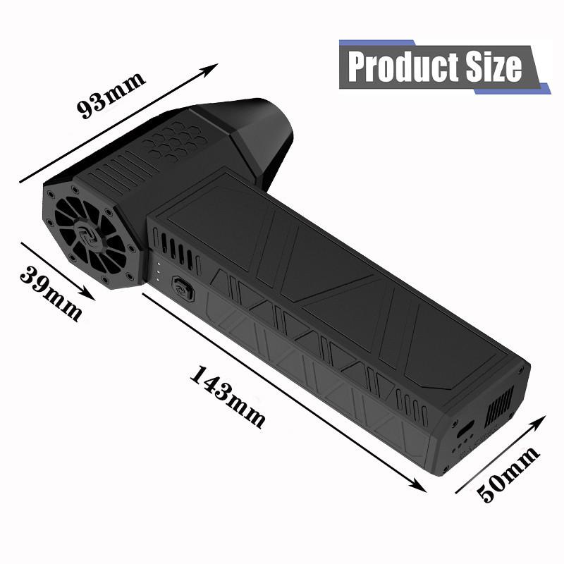 

130000rpm Wind Speed 52m/s Handheld Brushless Motor industrial Duct Fan Mini Jet Fan Power Turbo Blower