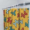 Balloon Shower Curtain Cute Cartoon Animals Kids Bathroom Decor Waterproof Fabric Washable Nursery Teen Room Backdrop