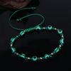Couple Braid Rope Friends Female Bracelet Crystal Bead Bracelet Fashion Jewelry Demon Eye Bracelet