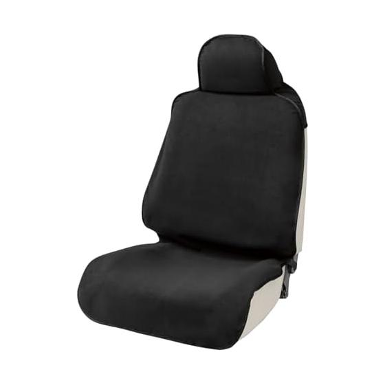 BONFORM Seat Cover Breathtex Color: Black 1 Front Piece Breathable Waterproof Reversible Knit Fleece 4166-10BK
