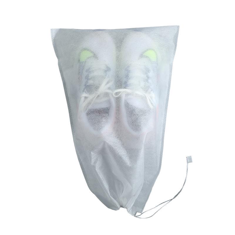 Eco-Friendly, Dustproof Non-Woven Drawstring Shoe Storage Bags Small 24*38