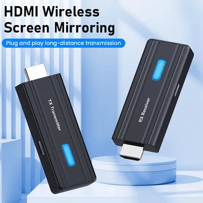 50M Wireless Extender Video Transmitter Receiver 1080P Wireless HDMI-compatible Display TV Stick Adapter for Camera TV