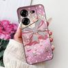 Cover For Tecno Pova 5 Case LH7n Silicone Cute Cat Fashion Flowers Luxury Painted Casing For Techno Pova 5 Phone Case Bumper