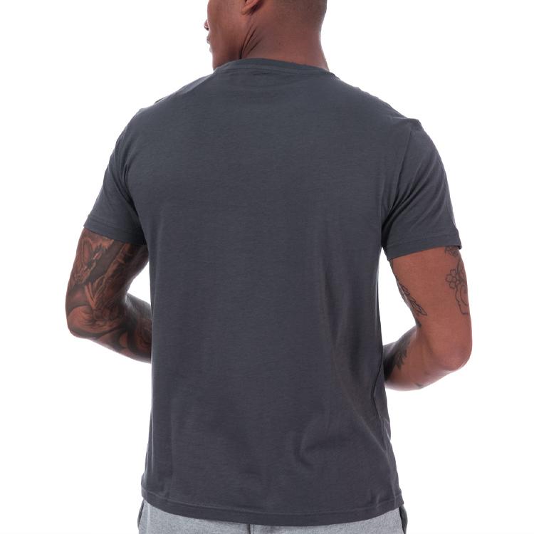 Emporio Armani EA7 Box Round Neck Short Sleeve T-Shirt Men Tops Asphalt 3GPT81-PJM9Z-1993