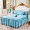 Lace Princess Bedspread Bed Skirt Style Dustproof Decorative Bedspread Big Heming 1.5/1.8/2m Mattress Anti Slip Protective Cover