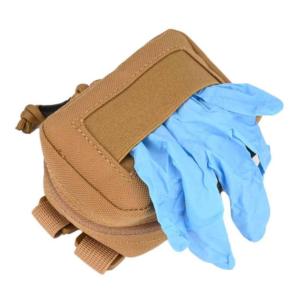 Multifunctional Storage Latex Glove Bag Nylon Outdoor Hunting Bag Duty Belt Gloves Pouch  Glove