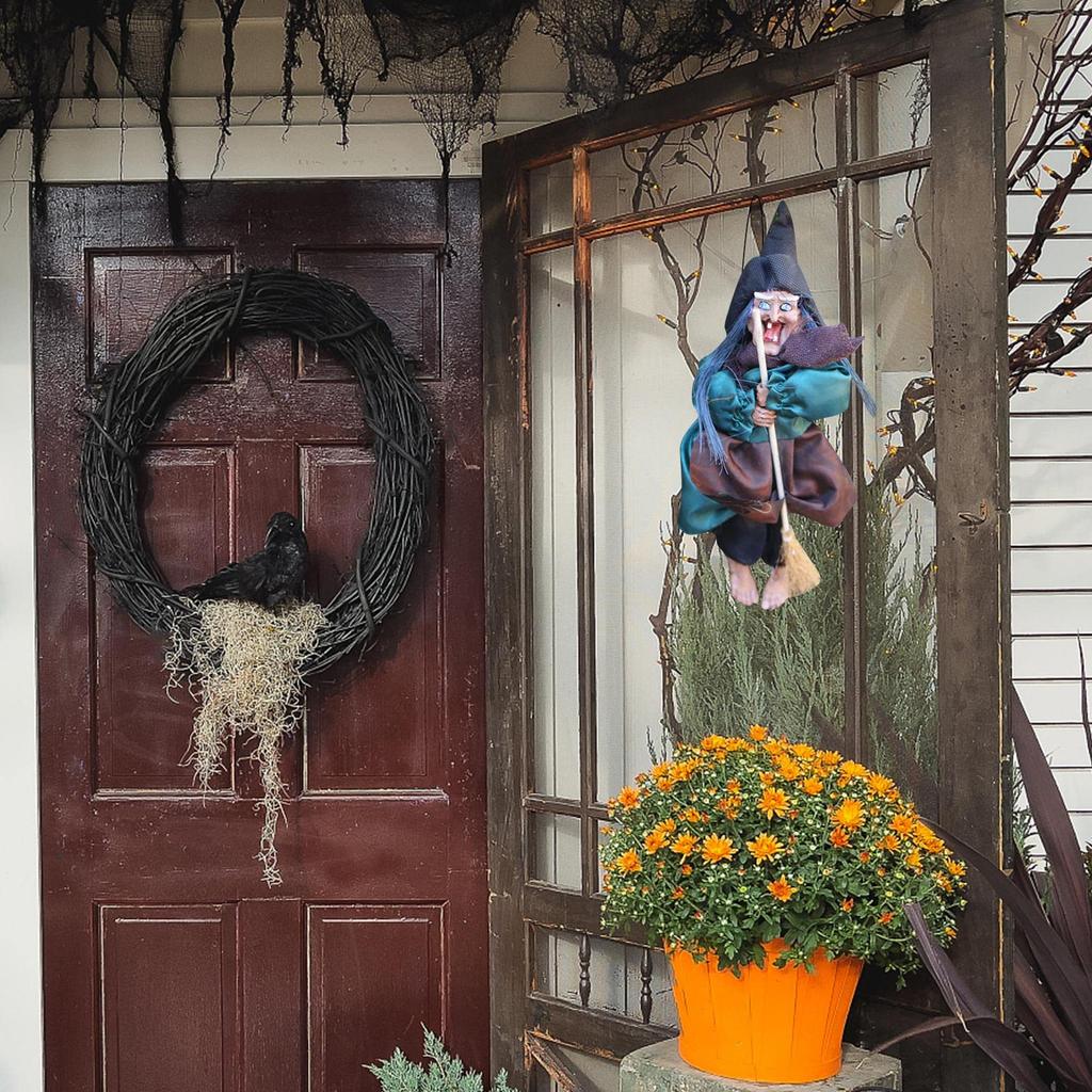 Halloween Fabric Witch Haunted House Bar Decoration Props