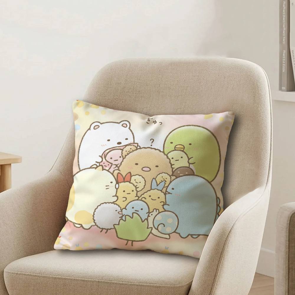 Anime SSumikko GGurashi Cm Cushion Cover Pillow Cover Decor Pillowcase Home Pillowcase for Couch Pillow