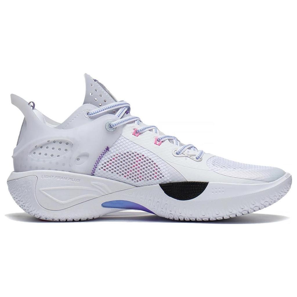 Li Ning Wade Fission 8 Textil Cómodo, Cuero Sintético, TPU Amortiguación Antideslizante Resistente a la Abrasión Caña Baja ABPT029-11