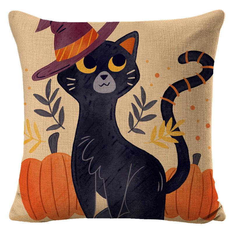 Pillow Christmas Pillowcase Set Home Bed Cushion Cover Office Sofa Waist Cushion