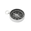Outdoor Mini Aluminum Alloy Compass with Keyring - English North Pointing