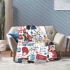 Heated Rivalry Knitted Blankets Cute Hollanov  Flannel Throw Blankets Summer Air Conditioning Decoration Soft Warm Bedspreads