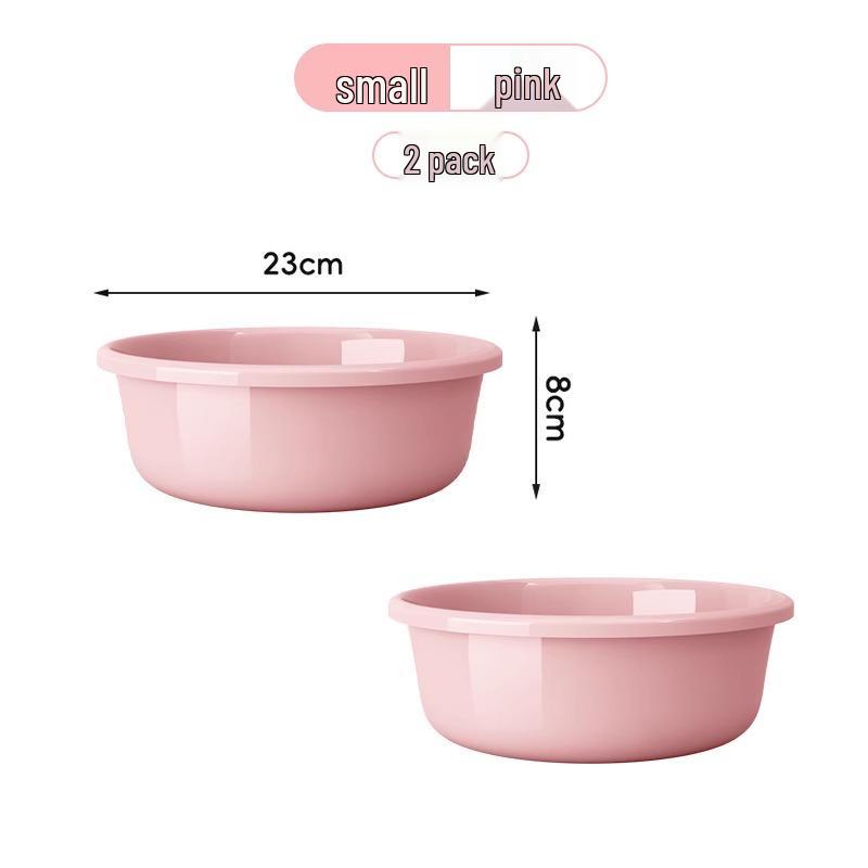 Large Durable Multi-Purpose Plastic Wash Basin for Dorms and Babies