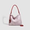 2025 New Dry Rose Tote Bag Gradient Large Capacity Bag for Women Spring Commuting Underarm Bag Tote Bag for Women