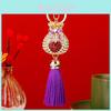 Exquisite Heart-shaped Lucky Bag Tassel Metal Keychain For Cute Couples And Friends