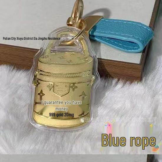 999 Feingold Geldbeutel Anhänger - Man glaubt, dass er Leiden heilt, Heiß verkaufendes Handy-Ketten Zubehör.