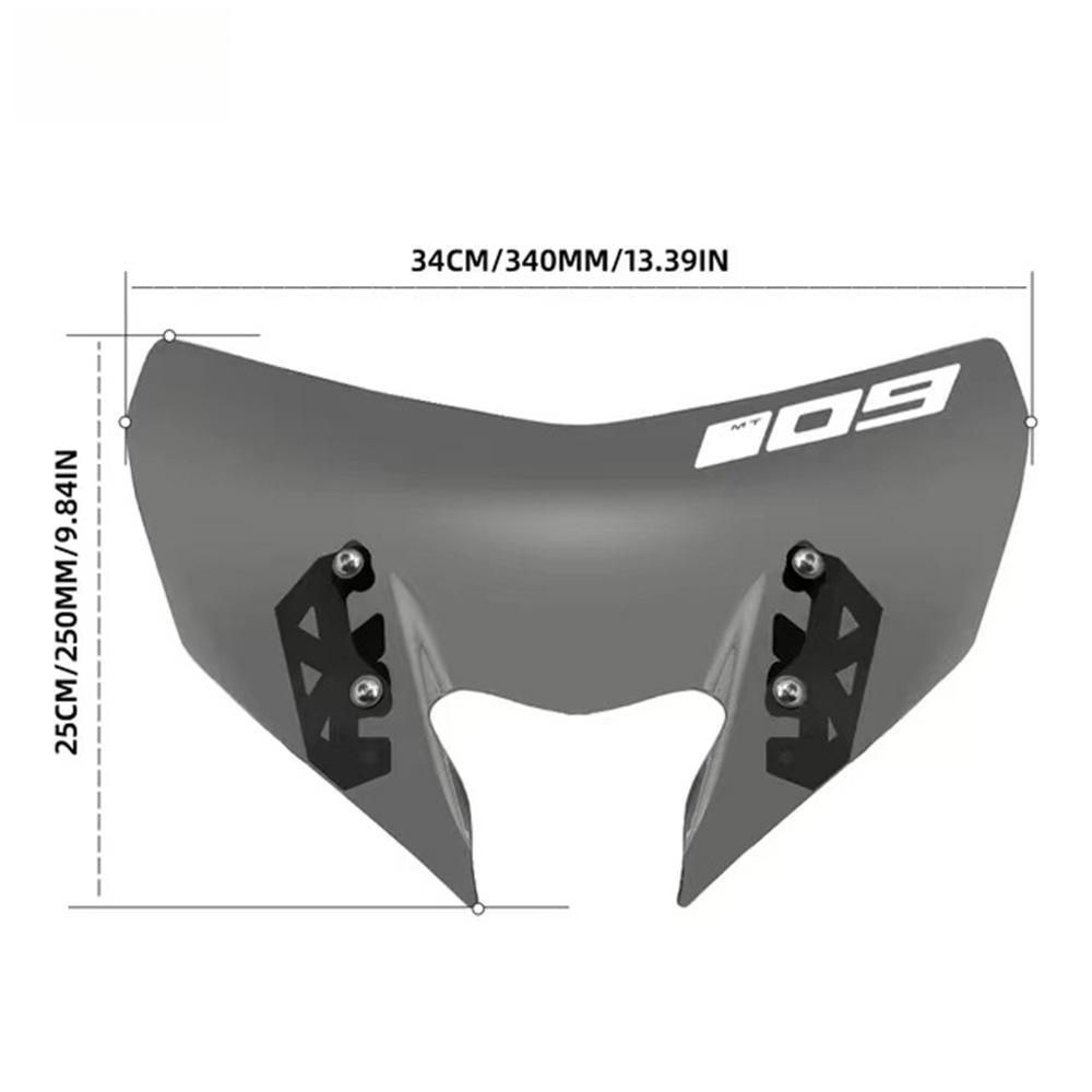 Windshield Windscreen For YAMAHA MT09 SP FZ09 Motorcycle Wind Deflectors Windshield Pare-brise 2017-20 FZ MT 09 Accessories