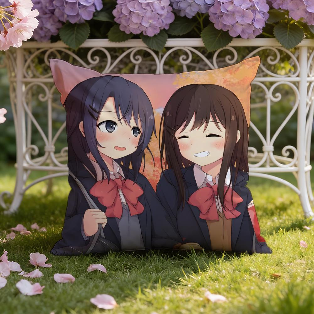 Anime A-Adachi and S-Shimamura Cushion Cover Home & Car Dual-Scene Pillow Cover: Reversible for Premium Comfort