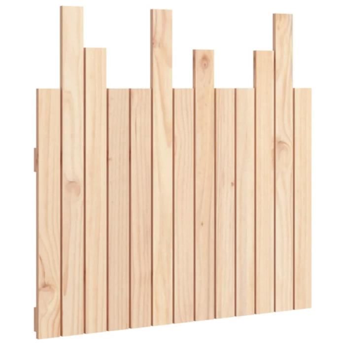 824803 vidaXL Tête de lit murale 82,5x3x80 cm Bois massif de pin