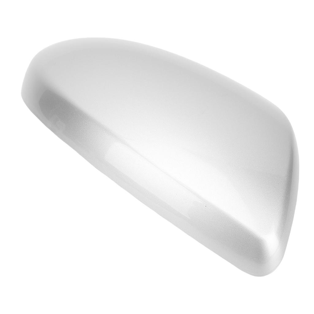 Right Passenger Side Mirror Cover Stylish Silver Shockproof Door Wing Rear View Mirror Caps