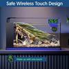 Aquarium Thermometer Digital Kabellos Touch Stick LED Anzeige ±1°C zur Überwachung der Aquarium Temperatur Zubehör