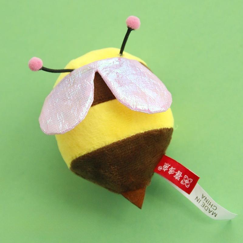 1Pcs Cat Toys Fat Bee Catnip Doll Bell Pet Supplies Cute Safety Materials Health Stamina Consume Physical Strength