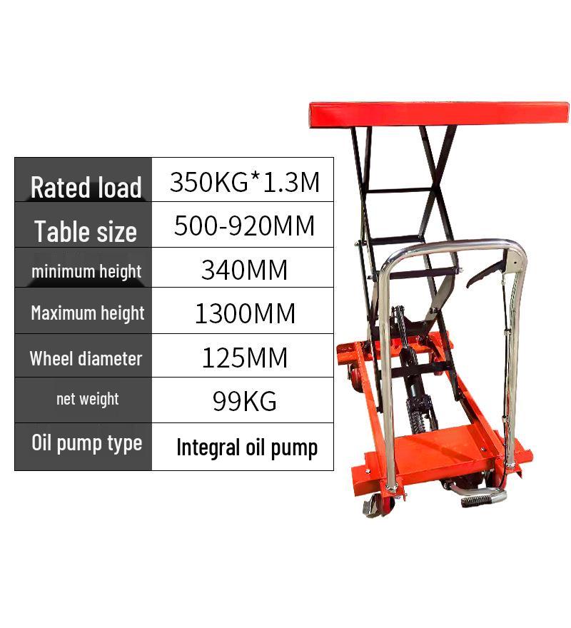 Mobile Hydraulic Lift Cart - Electric Flatbed & Manual Trolley
