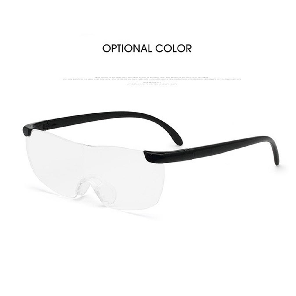 Foldable Magnifying 1.6X Reading Presbyopic Glasses Men Vintage Eyewear Transparent Magnifier Magnifies Lens Eyeglass