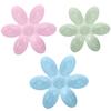 Cat Feeding Bowl Portable Functional Round Corner Plastic Cat Bowl 6 Grids Flower Petals Shape for Cat for Water for Food