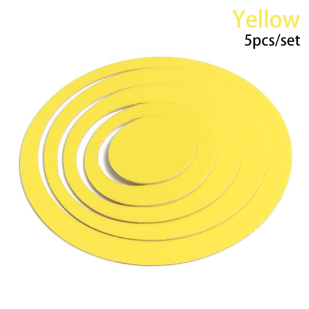 5PCS/Set DIY Home Decor Wall Art Wall Stickers Round Decals 3D Circles Mural