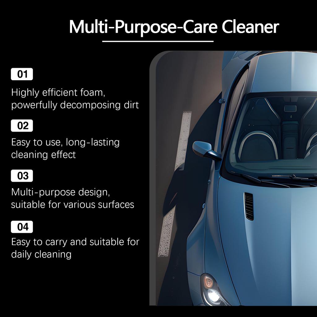 Multi Purpose Foam Cleaner For Auto Parts, Household And Car Care, Stain Removal And Cleaning Foam Liquid 120ml