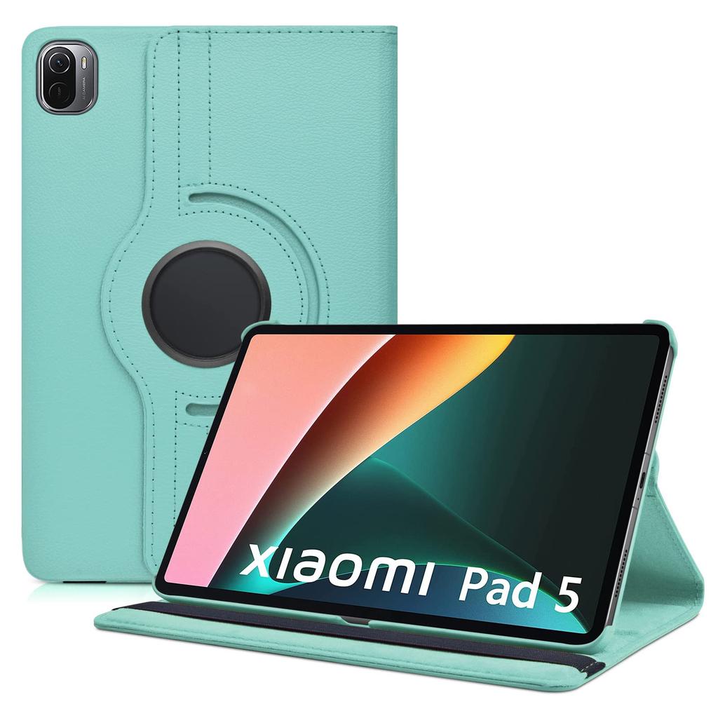 Case for Xiaomi Pad 5/Mi Pad 5 Pro 11" Tablet 2021 Leather Protective Case with Sleep/Wake Function and 360 Rotating Stand Case