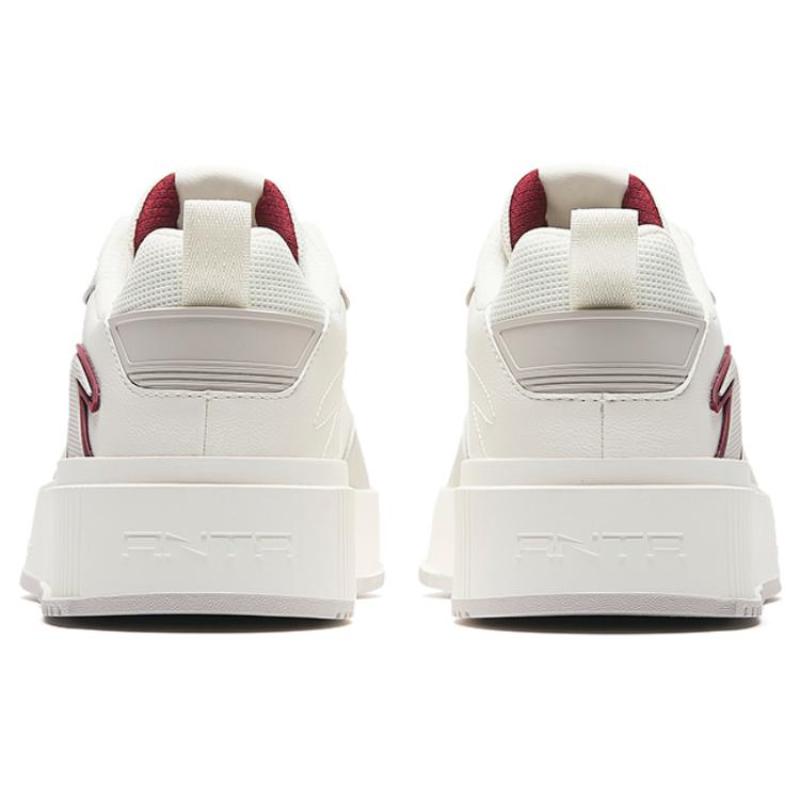 Anta Milk Lid 2 Abrasion Resistant Breathable Low top Skateboard Shoes Men's White Sneakers 912348080-7