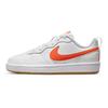 Court Borough Low 2 Grade School 'White Orange' (Unisex) White / Summit White / Sail / Orange Kids' Skateboarding Shoes BQ5448 114