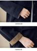 3126 Versatile Mid-Length Women's Trench Coat - 2026 Korean Style, Casual Lapel Jacket, Solid Color, Spring Collection