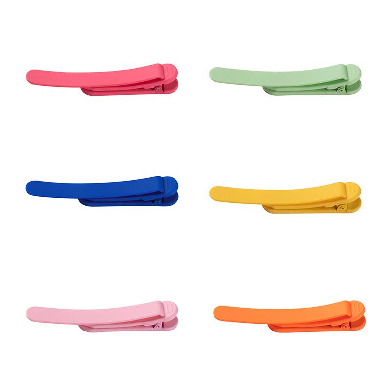 1/3/6Pcs Silicone Bookmark Clip Creative Stationery Notebook Page Divider School Supplies Simple Book Markers Reading Tools