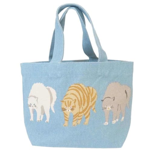 Friends Hill Mini Tote Bag, Yannoka Cat, Mint, BW-110-138