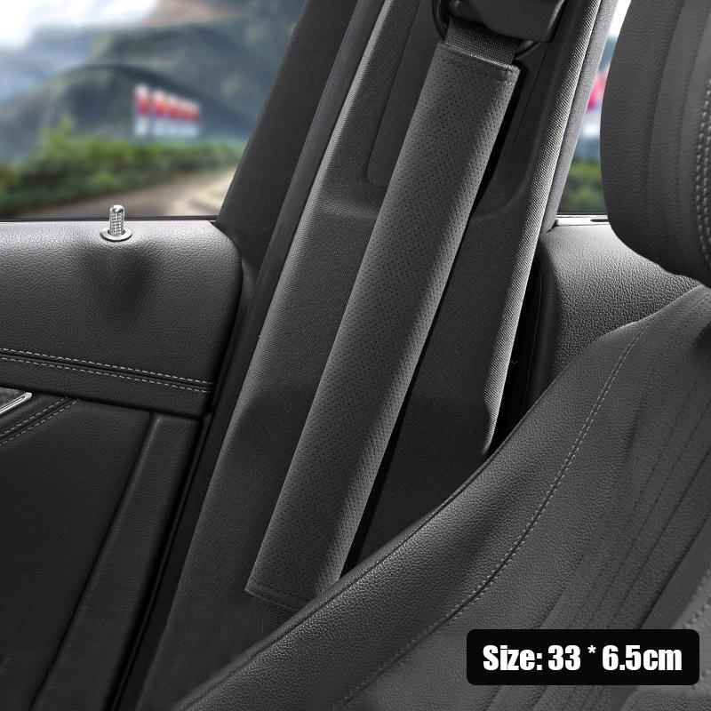 Car Seat Belt Cover Suede Safety Belt Shoulder Cover Protection Pad For Tesla Model 3 Model S Model Y Universal Accessories