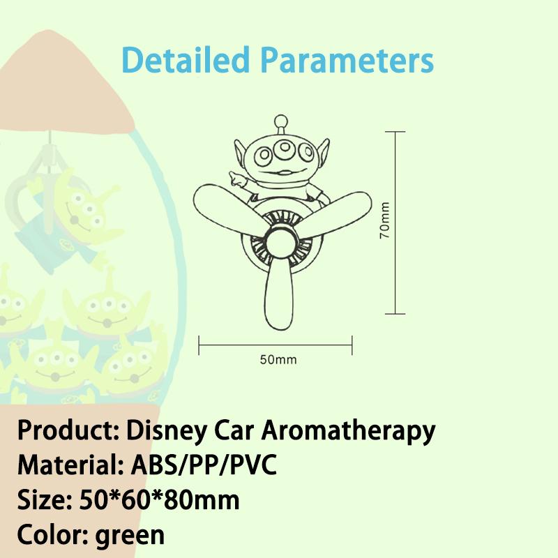Disney Toy Story Air Freshener Car Perfume Kawaii Propeller Air Vent Freshener Perfume Suitable for Car Interior Decoration