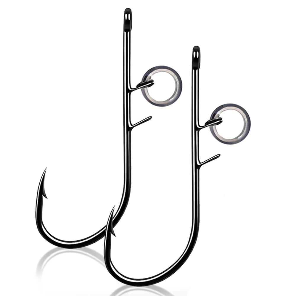 

25pcs Stainless Live Shrimp Hooks Corrosion Resistant Fishing Hooks String Hook Outdoor Activities 2/0#-25pcs