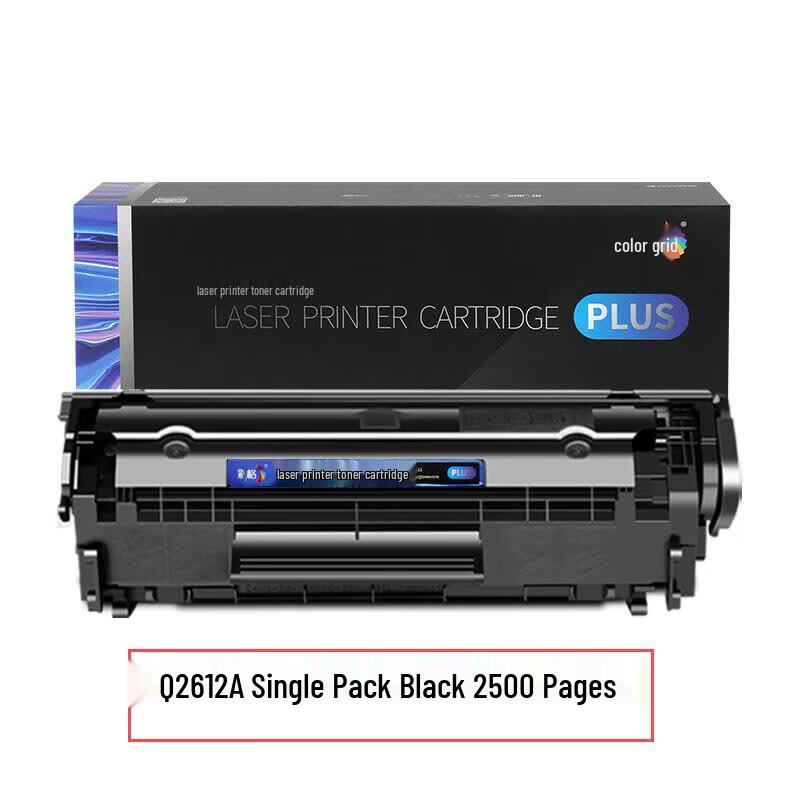 ColorGrid PLUS Q2612A Compatible Black Toner Cartridge