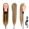 Flecht- und Styling-Mannequinkopf mit gerader Ponyfrisur – Permierbar, Färbbar und Ideal für Friseur- und Schnittübungen
