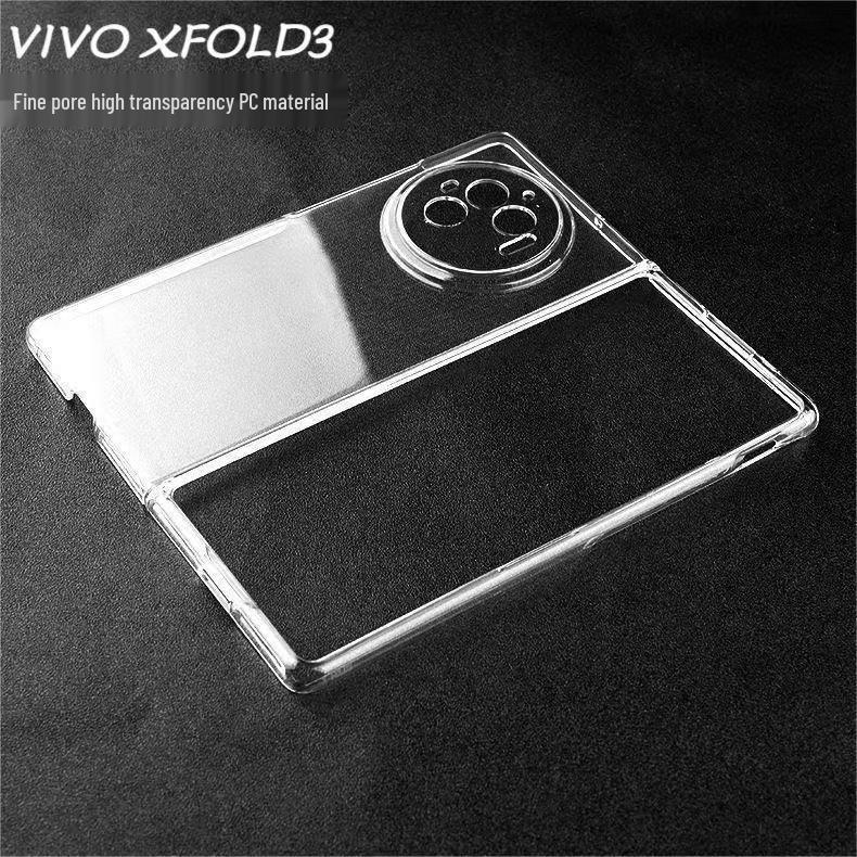 Ultra-Thin Transparent Hard Case for Vivo Xfold3/Xfold3 Pro - Full Coverage & Anti-Drop Protection