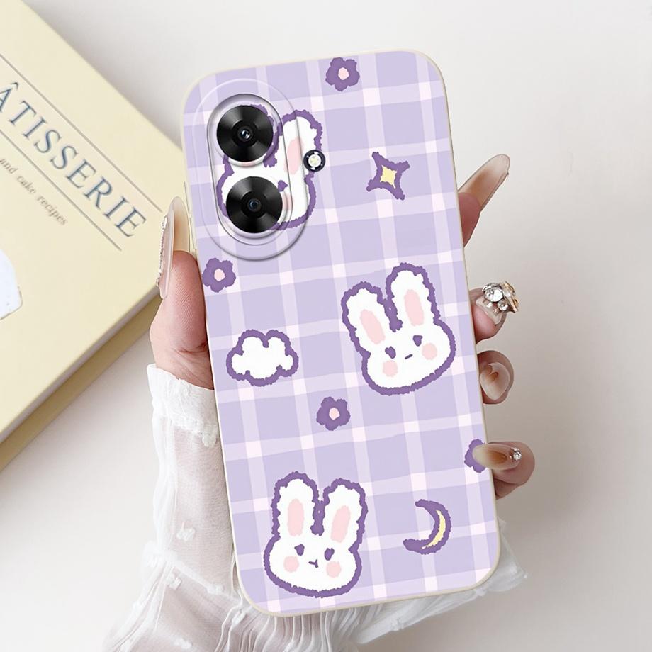 Miękkie Silikonowe Etui Na Telefon Dla Realme Note 60 60x / Realme C61 Indie Narzo N61 Etui Kreskówkowe Zwierzęta Kwiaty Modne Drukowane Pokrowiec